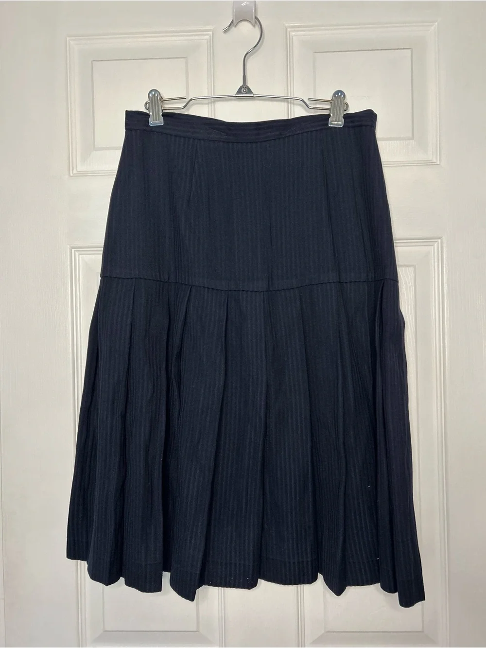 Christian Dior Vintage Striped Blazer Skirt Set